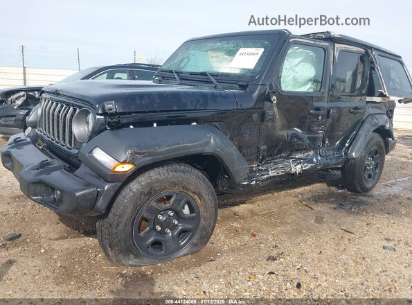 1C4PJXDG5SW630110 2025 JEEP WRANGLER Black Առջևի ձախ երեք քառորդ տեսարան