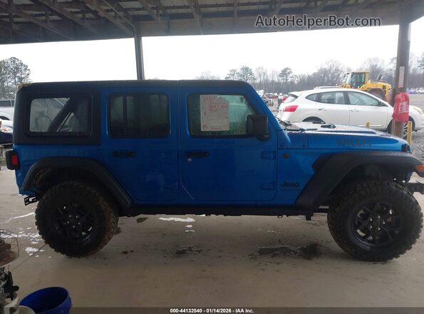 1C4PJXDN4TW153251 2026 JEEP WRANGLER Blue Widok wnętrza z tyłu