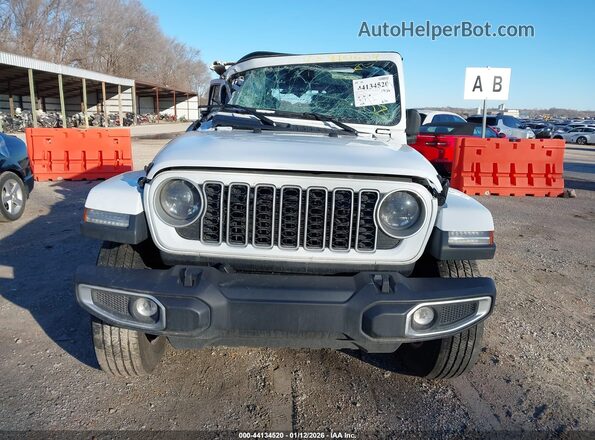 1C4PJXEN7SW527963 2025 JEEP WRANGLER White Widok wnętrza z tyłu