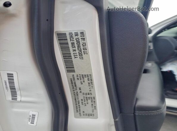 1C4RDHAG2PC635137 2023 DODGE DURANGO White VIN կոդի պիտակի տեսք