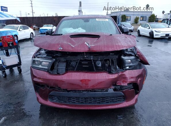 1C4RDHDG4MC544362 2021 DODGE DURANGO Красный Вид спереди