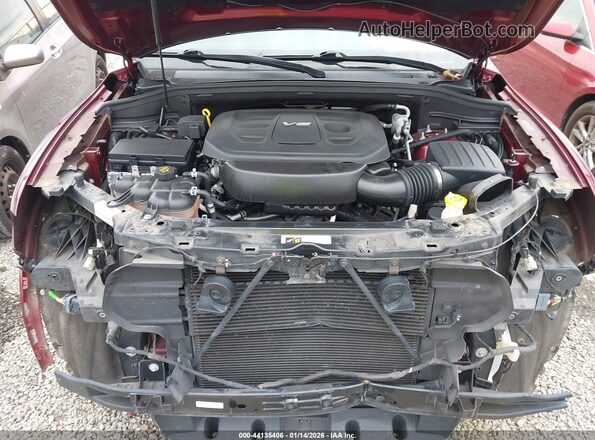 1C4RDHDG9HC780592 2017 DODGE DURANGO Burgundy უკანა ხედი