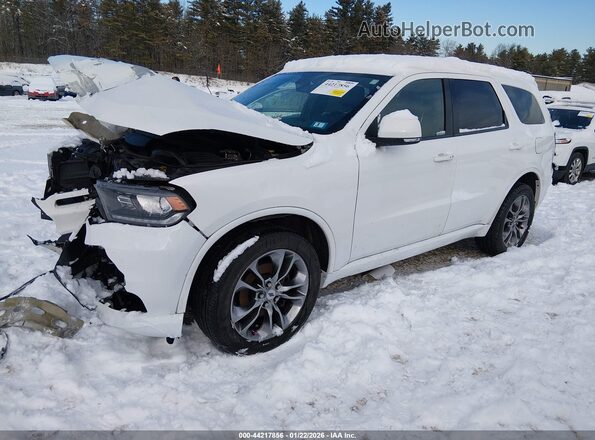 1C4RDJDG2KC723617 2019 DODGE DURANGO White Передня ліва чверть