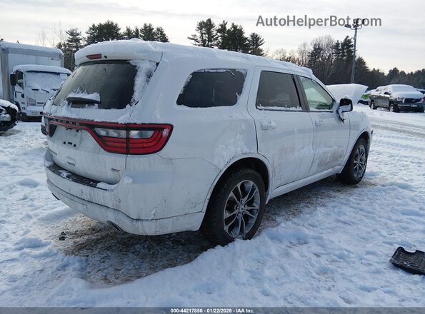 1C4RDJDG2KC723617 2019 DODGE DURANGO White Задня права чверть
