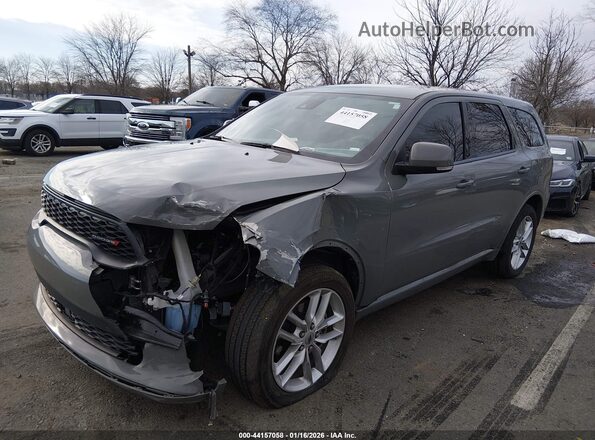 1C4RDJDG2NC183030 2022 DODGE DURANGO Серый Передняя левая четверть