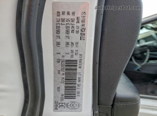 1C4RDJDG3HC783107 2017 DODGE DURANGO Белый Вид наклейки с VIN-кодом