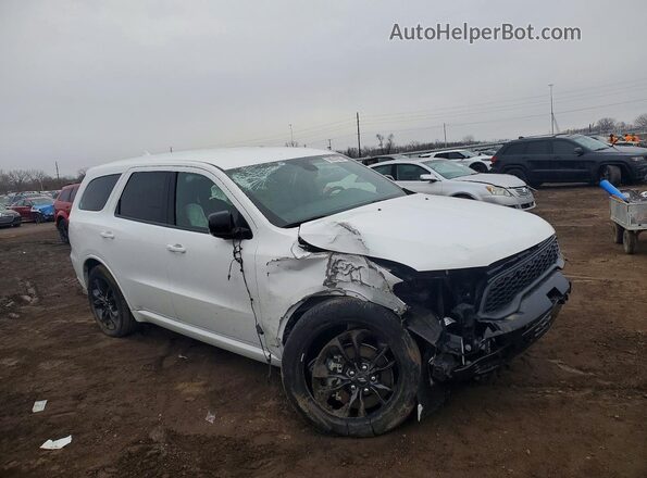 1C4RDJDG3MC849987 2021 DODGE DURANGO Белый Передняя правая четверть