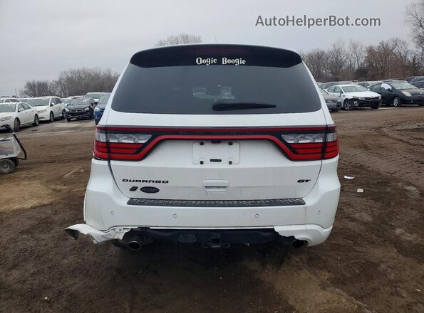 1C4RDJDG3MC849987 2021 DODGE DURANGO Белый Вид сзади
