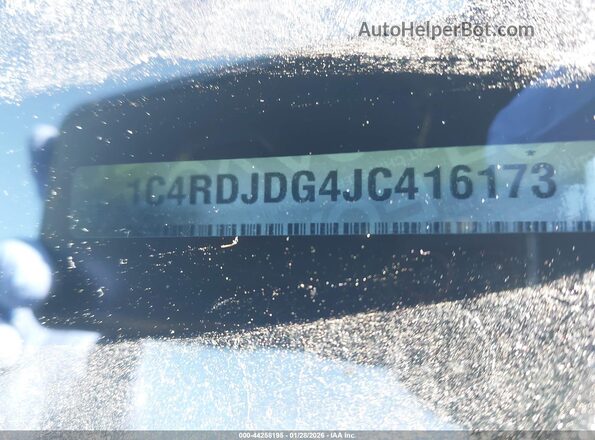 1C4RDJDG4JC416173 2018 DODGE DURANGO Gray Շարժիչի բաժամունքի տեսք