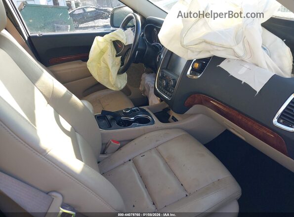 1C4RDJDG6GC345454 2016 DODGE DURANGO White Widok wnętrza z przodu