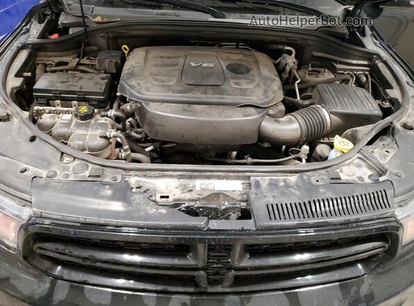 1C4RDJDG9JC498319 2018 DODGE DURANGO Черный Вид подкапотного пространства