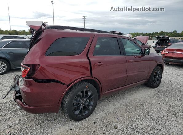 1C4RDJDGXRC157328 2024 DODGE DURANGO Burgundy Trasero derecho