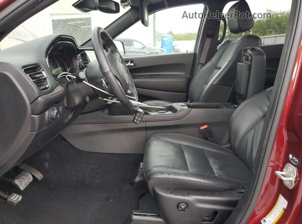 1C4RDJDGXRC157328 2024 DODGE DURANGO Burgundy Vista interior delantera