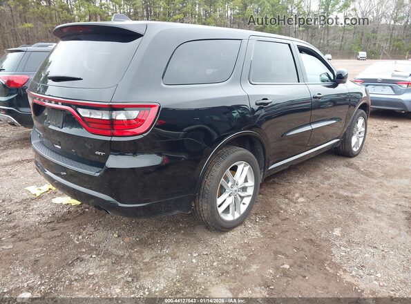 1C4RDJDGXSC553054 2025 DODGE DURANGO Black უკანა მარჯვენა