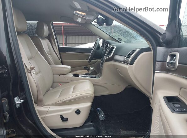 1C4RJEBG3GC500836 2016 JEEP GRAND CHEROKEE Brown Widok wnętrza z przodu