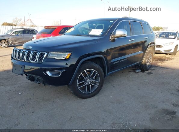 1C4RJEBG9HC934373 2017 JEEP GRAND CHEROKEE Черный Передняя левая четверть