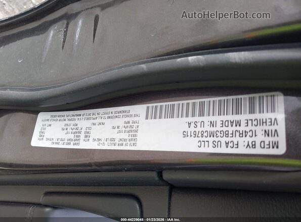 1C4RJFBG3MC876115 2021 JEEP GRAND CHEROKEE Gray Engine compartment view