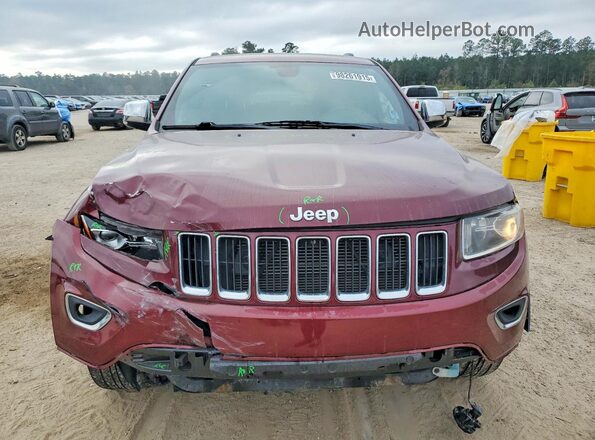 1C4RJFBG4GC422086 2016 JEEP GRAND Темно-бордовый Вид спереди