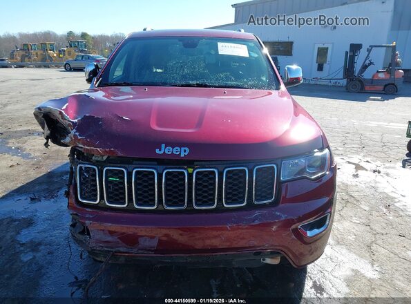 1C4RJFBG4HC654558 2017 JEEP GRAND CHEROKEE Бордовый Вид задней части салона