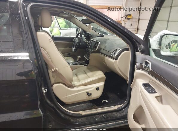 1C4RJFBG4HC786574 2017 JEEP GRAND CHEROKEE Black Widok wnętrza z przodu