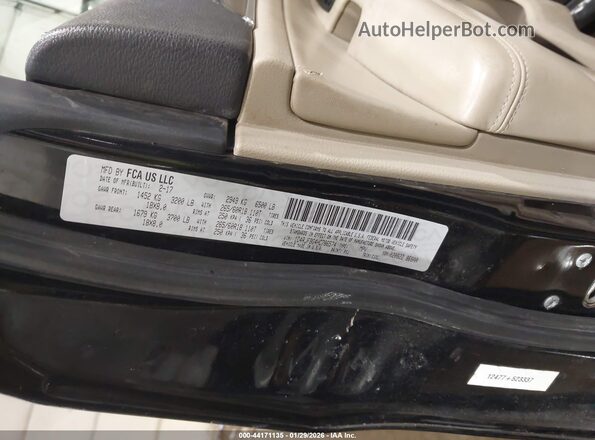 1C4RJFBG4HC786574 2017 JEEP GRAND CHEROKEE Black Widok komory silnika
