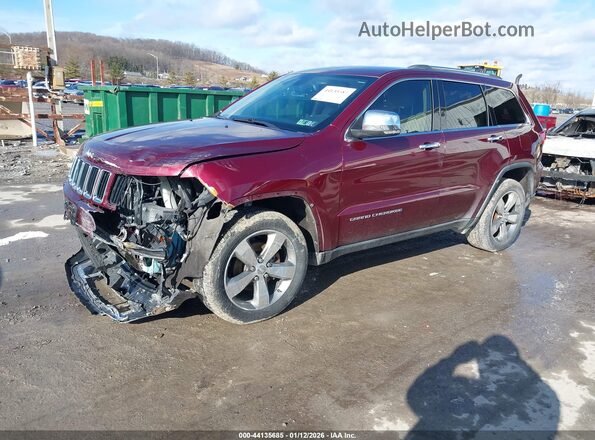 1C4RJFBG5GC496455 2016 JEEP GRAND CHEROKEE Red Vista tres cuartos delantera izquierda