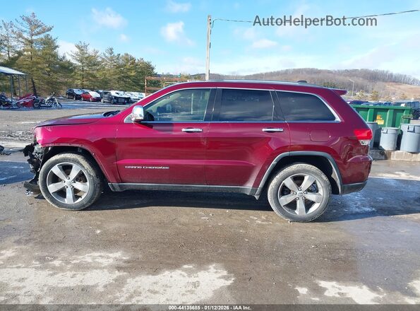 1C4RJFBG5GC496455 2016 JEEP GRAND CHEROKEE Red Vista interior trasera