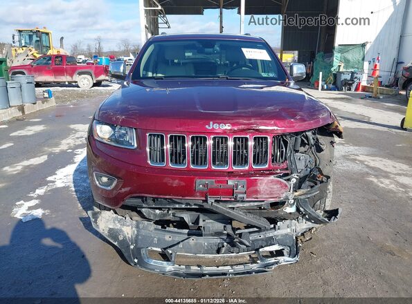1C4RJFBG5GC496455 2016 JEEP GRAND CHEROKEE Red Vista del salpicadero