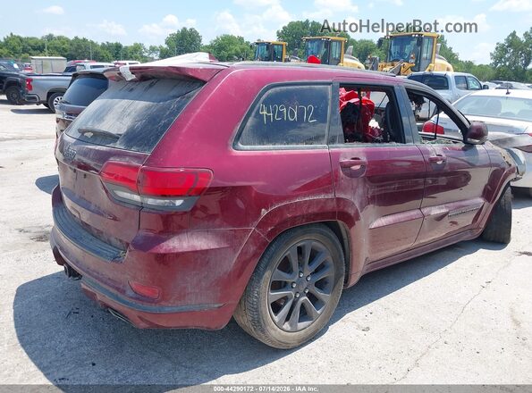1C4RJFCG1JC205343 2018 JEEP GRAND CHEROKEE Maroon Հետևի աջ