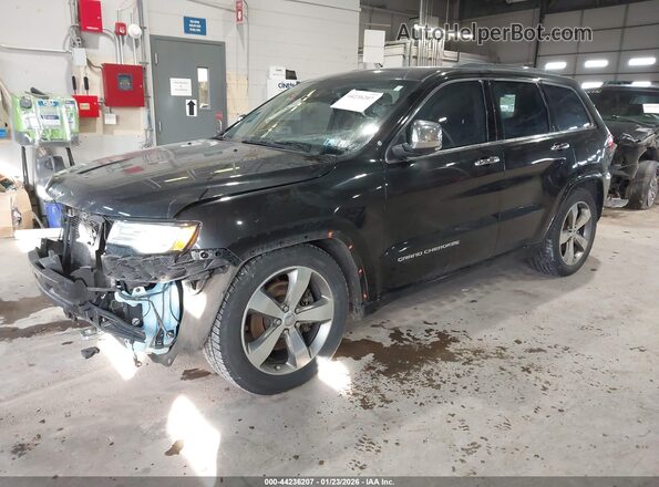 1C4RJFCT1GC305755 2016 JEEP GRAND CHEROKEE Black Առջևի ձախ երեք քառորդ տեսարան