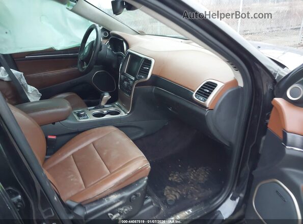 1C4RJFJG4GC337346 2016 JEEP GRAND CHEROKEE Черный Вид салона спереди