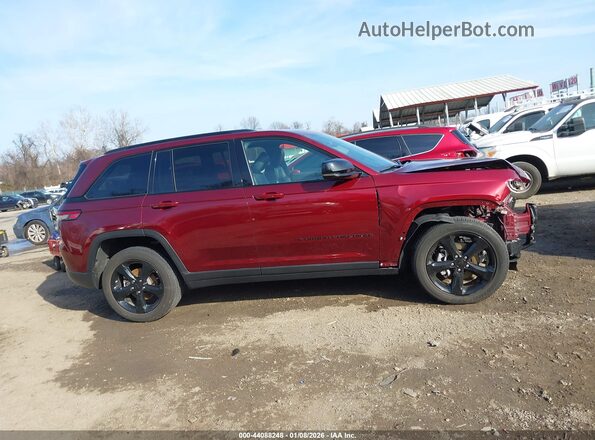 1C4RJHAG2RC209394 2024 JEEP GRAND CHEROKEE Burgundy Widok wnętrza z tyłu