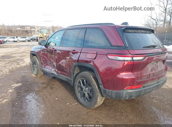 1C4RJHAG8SC295221 2025 JEEP GRAND CHEROKEE Бордовый Задняя левая четверть