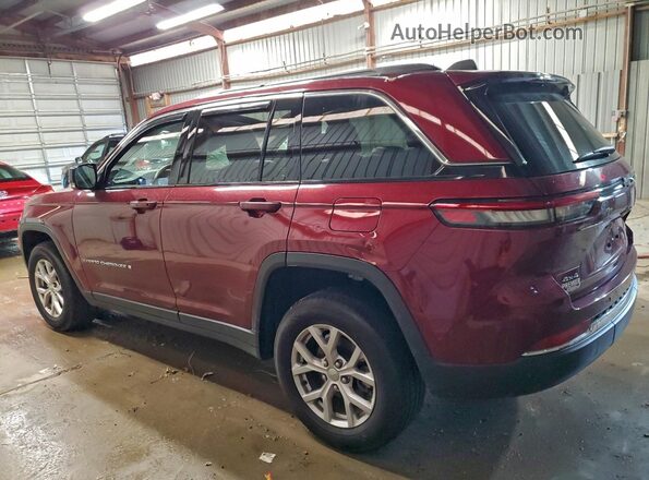 1C4RJHBG2N8540861 2022 JEEP GRAND Burgundy Trasero izquierdo