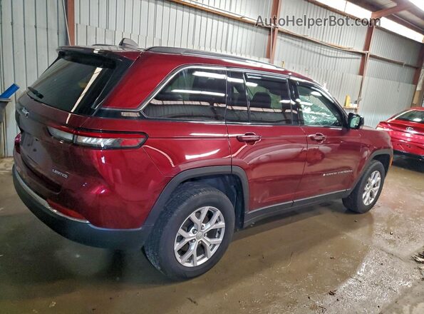 1C4RJHBG2N8540861 2022 JEEP GRAND Burgundy Trasero derecho