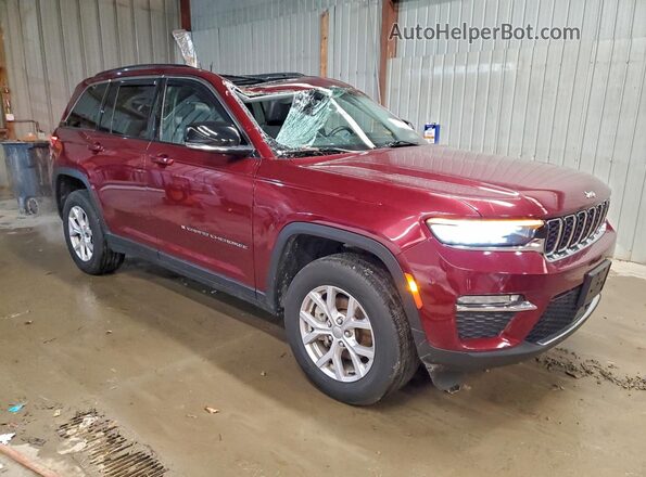 1C4RJHBG2N8540861 2022 JEEP GRAND Burgundy Delantero derecho