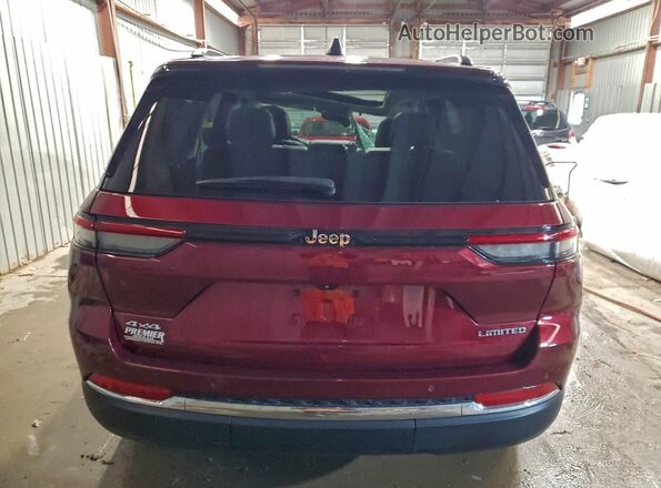 1C4RJHBG2N8540861 2022 JEEP GRAND Burgundy Vista trasera