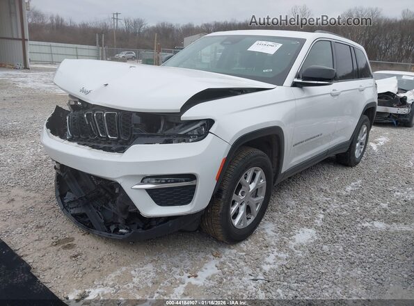 1C4RJHBG6PC526008 2023 JEEP GRAND CHEROKEE White Առջևի ձախ երեք քառորդ տեսարան