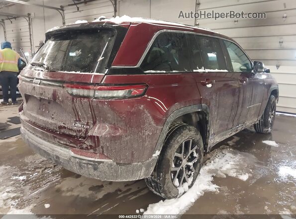1C4RJHBG6SC339876 2025 JEEP GRAND CHEROKEE Red Задня права чверть
