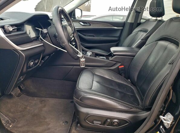 1C4RJHBG9N8553526 2022 JEEP GRAND Black Widok wnętrza z przodu