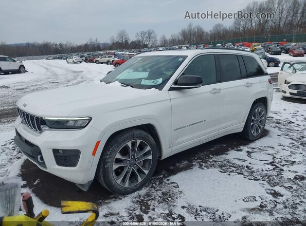 1C4RJHDG8PC505061 2023 JEEP GRAND CHEROKEE White წინა მარცხენა ხედი სამი მეოთხედიდან