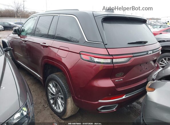 1C4RJHEG5P8823852 2023 JEEP GRAND CHEROKEE Burgundy Tył lewy