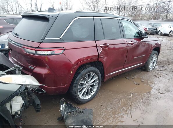 1C4RJHEG5P8823852 2023 JEEP GRAND CHEROKEE Burgundy Tył prawy