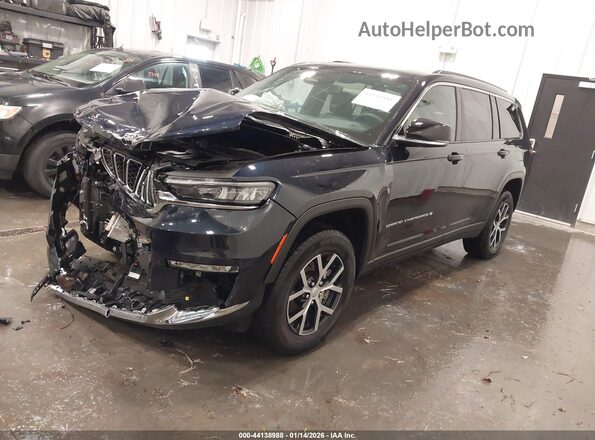 1C4RJKBG0R8584070 2024 JEEP GRAND CHEROKEE L Синий Передняя левая четверть