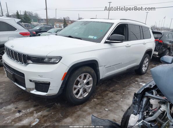 1C4RJKBG5N8612522 2022 JEEP GRAND CHEROKEE L White Przód lewy