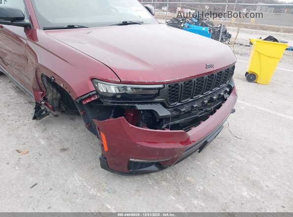 1C4RJKBG6R8567208 2024 JEEP GRAND CHEROKEE L Burgundy Դիմացի տեսք