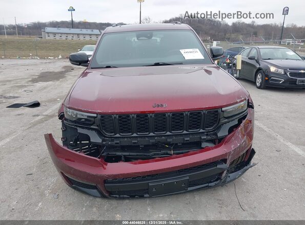 1C4RJKBG6R8567208 2024 JEEP GRAND CHEROKEE L Burgundy Սարքավորումների վահանակի տեսք