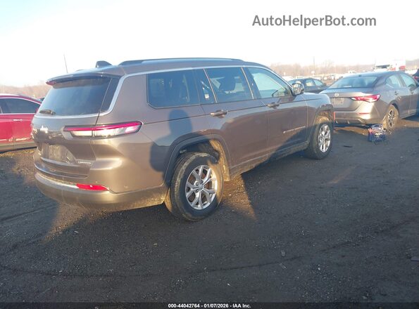 1C4RJKBG8P8841618 2023 JEEP GRAND CHEROKEE L Серый Задняя правая четверть