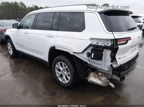1C4RJKBGXN8555735 2022 JEEP GRAND CHEROKEE L Белый Задняя левая четверть