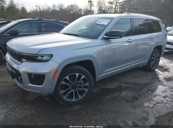 1C4RJKDG2N8511192 2022 JEEP GRAND CHEROKEE L Silver Front left